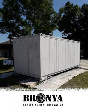 Fémkonténer hőszigetelés Bronya Classic bevonattal
