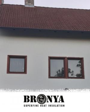 Leányfalui családi ház – korszerű hőszigetelés és modern megjelenés