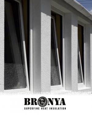 Sorházi homlokzat- és lábazatszigetelés – Bronya Facade bevonattal