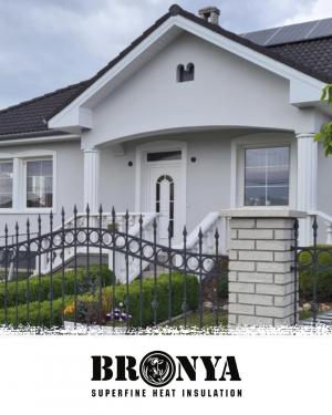 Vas megyei magánház – Bronya Facade hőszigetelés