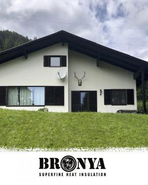 Alpesi stílusú ház – teljes homlokzat- és tetőszigetelés